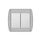 Вимикач 2-клавішний без рамки білий [s035005] E.NEXT e.install.stand.812