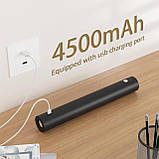 ACMHNC Світлодіодний підвісний світильник з акумуляторною батареєю 4500 мАч, чорна сучасна бездротова підвісна лампа для вітальні, фото 2