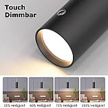 ACMHNC Світлодіодний підвісний світильник з акумуляторною батареєю 4500 мАч, чорна сучасна бездротова підвісна лампа для вітальні, фото 4