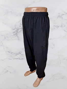 Спортивні штани чоловічі коттон віскоза на манжет  р.52,54,56,58 чорні, сині. Від 4шт по 219грн