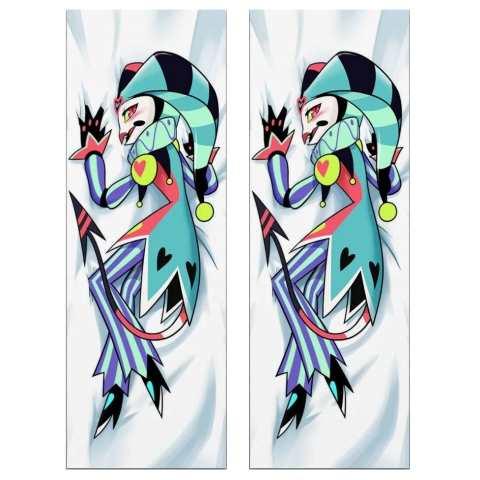 Дакімакура наволочка 150 х 50 см Фізароллі Хазбін Готель Fizzarolli Hazbin Hotel тільки наволочка двостороння, фото 1