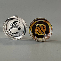 Нарди скляні зі знаком зодіаку 61×27×5 см подарункові, фото 6