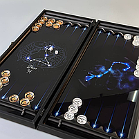 Нарди скляні зі знаком зодіаку 61×27×5 см подарункові, фото 5