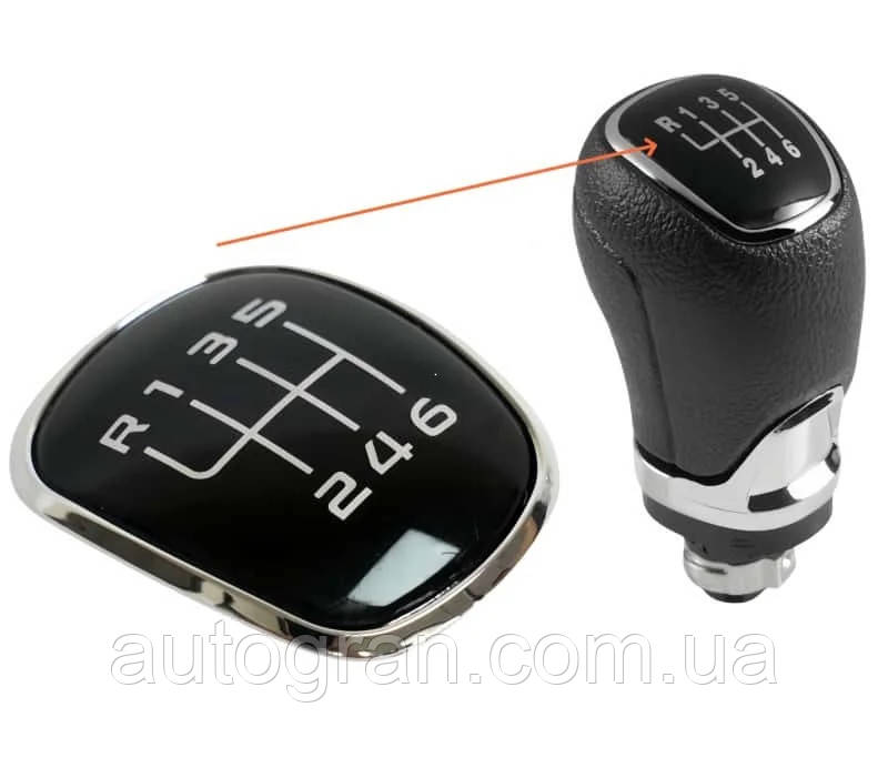 Накладка ручки кпп Skoda 6-ступка, фото 1