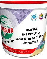 Фарба інтер'єрна для стін та стель акрилова ANSERGLOB (14 кг)