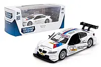 Автомодель - BMW M3 DTM розмір машинки 11,5-4,5-3см метал-пластик (білий) 250256 в коробці TechnoDrive