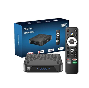 Приставка Z8 PRO ATV Android 12.0 CPU H618 2.4G/5G BT5.0 4/32 ATV голосовий пульт