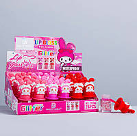 Дитячі блиски для губ "Iman of Noble" з глітером