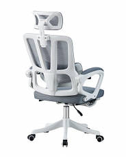 Стілець комп'ютерний Спрут Мікс меблі, колір сірий, фото 4