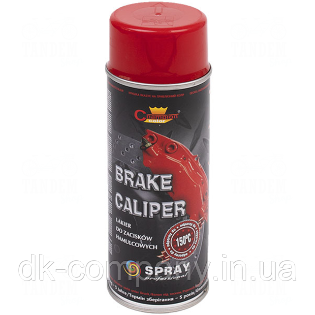 Фарба для гальмівних супортів Champion 400мл, червоний, фото 1