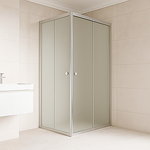 Душова кабіна Shower SATURN STN-272-6 120х90х190 см без піддону матове скло розсувні двері, фото 2