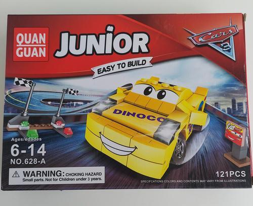 Конструктор “Жовта машинка Круз Рамірес” (Cruz Ramirez), 121 деталь (628-A), фото 1