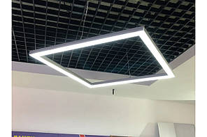 Led світильник Квадра 72W 500×500 860Lm холодне світло 6000K зовнішній драйвер