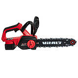 Акумуляторна садова пила Vitals AKZ 1830n Kit ланцюгова пила на акумуляторі, фото 2