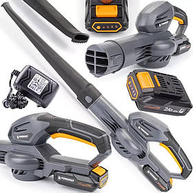 Повітродувка садова акумуляторна Powermat PM-ADDL-20C 250 км/год 88 см 92 дБ