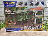 Конструктор IBLOCK PL-921-444 Армія ЗСУ КрАЗ 243 деталей 2 фігурки, фото 3