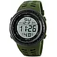 Годинник Skmei 1167AG Army Green | Спортивний водостійкий годинник з підсвіткою та будильником, хакі, фото 2