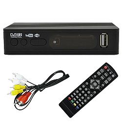 Тюнер DVB-T2 0967 з підтримкою wi-fi адаптера 5-12v з екраном