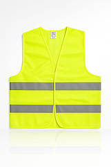 Жилет сигнальний світловідбивний лимонний EN20471, робочий дорожній, поліестер 120 г, розмір XXL