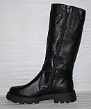 Чоботи шкіряні зимові великого розміру, чоботи від виробника модель ВБ23-281-9, фото 3