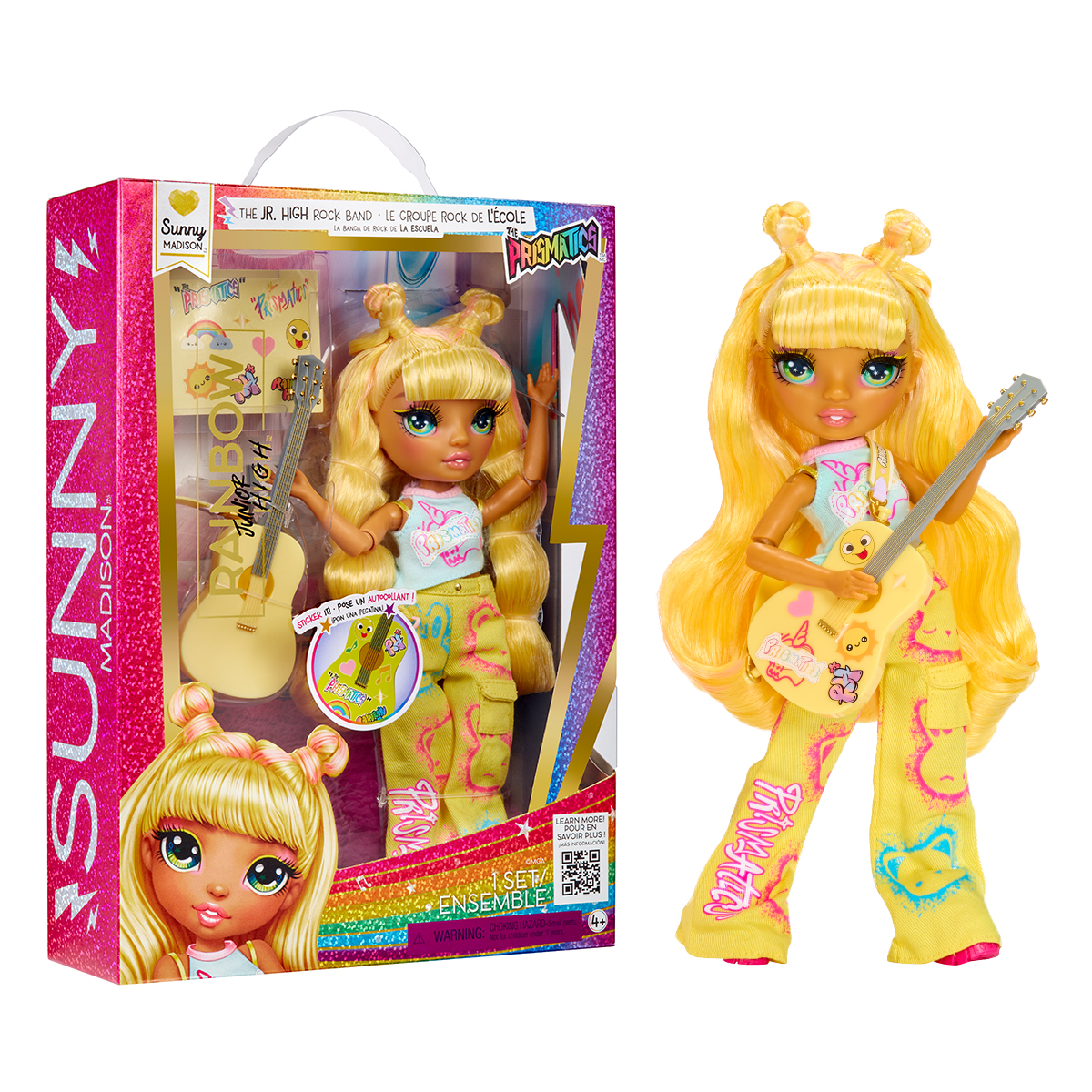 Лялька Rainbow High Junior High Rockband Санні, фото 1