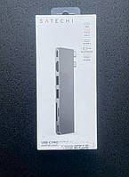 Адаптер Satechi USB-C Pro Hub Slim – компактний хаб для MacBook Air M2 2022