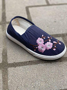 Мокасини дитячі джинсові (31-36) Україна