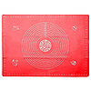 Силіконовий кондитерський килимок для розкочування тіста 50х70 см 5070RE червоний, фото 3