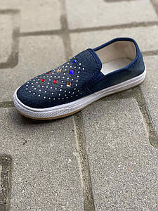 Мокасини дитячі джинсові (31-36) Україна