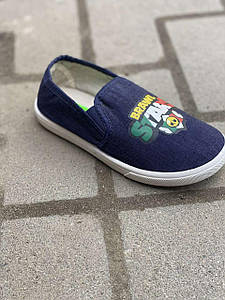 Мокасини дитячі джинсові (31-36) Україна