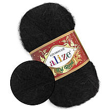 Alize Kid Mohair50, Чорний No60