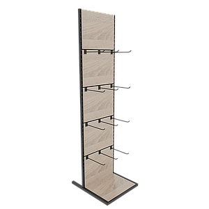 🔥Торгова стійка з гачками (метал + ДСП)🛒