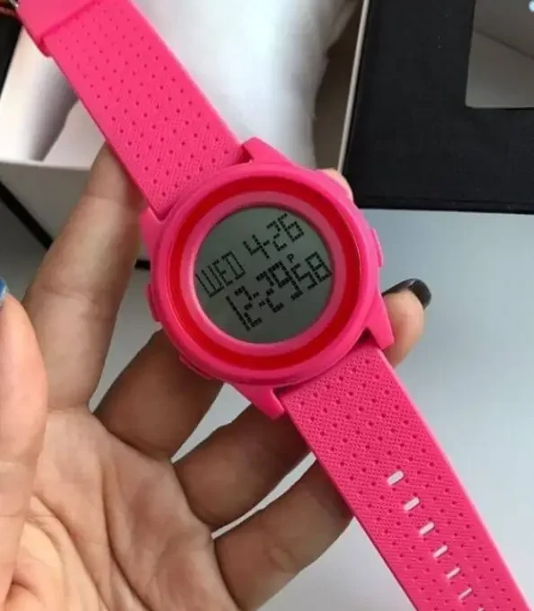 Годинник Skmei 1206RS Rose Red | Спортивний цифровий годинник з підсвіткою та водозахистом, фото 1