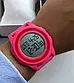 Годинник Skmei 1206RS Rose Red | Спортивний цифровий годинник з підсвіткою та водозахистом, фото 5