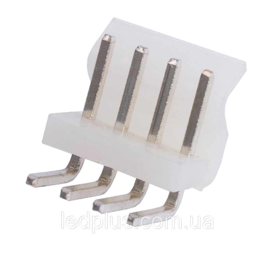 Роз'єм PWL-04R кутовий крок 3.96 мм, фото 1