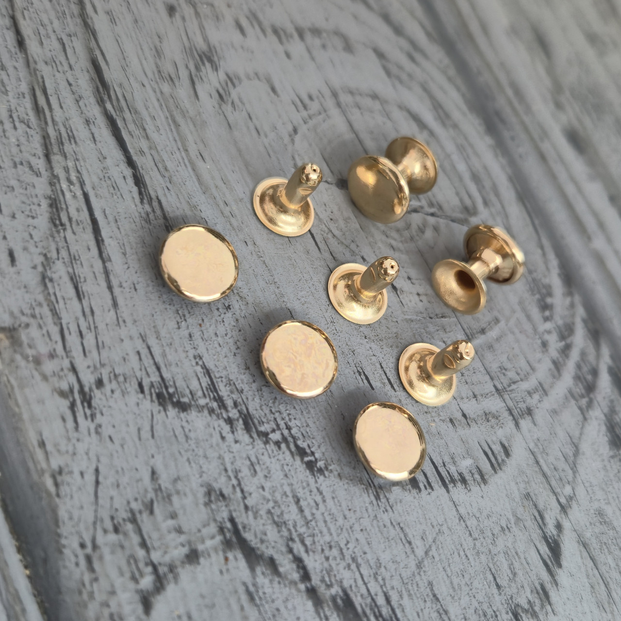 Хольнітен односторонній 9 мм Золото НЕРЖ (1000 шт)