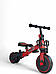 Триколісний велосипед-беговел 2 в 1 з батьківською ручкою Sport NN518-1, дитячий трицикл трансформер з підніжками, фото 3