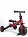 Триколісний велосипед-беговел 2 в 1 з батьківською ручкою Sport NN518-1, дитячий трицикл трансформер з підніжками, фото 4