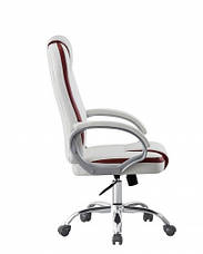 Стілець комп'ютерний Торрент Мікс меблі, колір  білий, фото 3