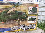 Конструктор IBLOCK PL-921-442 Армія ЗСУ КрАЗ САУ Богдана 281 деталей 2 фігурки Швидка відправка, фото 3