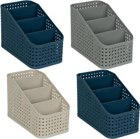 Від 3 шт. Органайзер настольный "Ротанг" 10х17,5х12см купити дешево оптом в інтернет-магазині