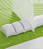Силіконовий килимок кондитерський для розкочування тіста 50х70 см 5070LI салатовий, фото 5