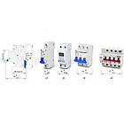 Автоматичний вимикач Lightwell ZS3 V protector 1P+N/63A реле напруги, фото 6