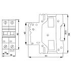 Автоматичний вимикач Lightwell ZS3 V protector 1P+N/63A реле напруги, фото 5