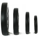 Блін диск бітумний для штанги або гантелей 2,5 кг (30мм, в пластиці) W_0200, фото 3