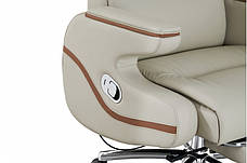 Стілець комп'ютерний Мустанг Мікс меблі, колір бежевий, фото 5