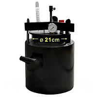 Автоклав гвинтовий газовий PRO-10 горловина 21см (10 банок 0.5 л або 5 банок 1л) вуглецева сталь W_2490