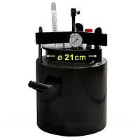 Автоклав винтовой PRO-16 горловина 21см (16 банок 0.5 л или 5 банок 1л) углеродная сталь W_2490