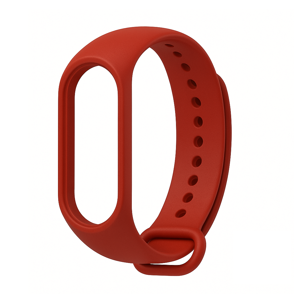 Ремінець для Xiaomi Mi Band 3/4 силіконовий, браслет для фітнес-трекера, Red