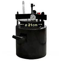 Автоклав гвинтовий газовий PRO-44 горловина 21 см (44 б. 0.5 л або 21б. 1л) вуглецева сталь W_2535